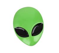 A ABSOPRO 3D Alien Cabeza Forma Calco para manía Emblema Vee