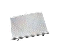 A ABSOPRO 58cmx130cm Parasol Enrollable Plateado Reflexiva Cortinilla Retráctil Parabrisas del Coche 3 Ventosas Reemplazo de artículo