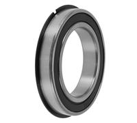 A ABSOPRO 6016NR2RS Rodamientos Rígidos De Bolas 80x125x22mm P4 Doble Sello De Goma Rodamientos Lubricados 1Pc Universal Para Coche Scooter Patineta Rueda Color Plateado Y Negro