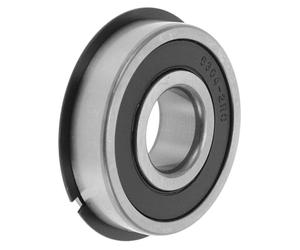 A ABSOPRO 6304NR2RS Rodamientos De Bolas De Ranura Profunda 20x52x15mm P5 Doble Sello De Goma Rodamientos Lubricados 1 Pz Coche Scooter Patineta Rueda Universal Color Plateado Negro