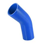 A ABSOPRO 70mm 2.75" ID 45 Grados Silicona Auto Reductor Manguera Acoplador Tubo Azul