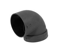 A ABSOPRO 75mm Coche Calentador Caliente Aire Conducto Tubo Codo Salida Conector Plástico Reemplazo de artículo