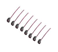 A ABSOPRO 8 Piezas Combustible Inyector Conector Cable Flexible para EV6 para EV14 para Coche Reemplazo de artículo
