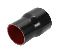 A ABSOPRO 83mm a 102mm ID Recto Acoplador Silicona Manguera 4 Capas de Tela Intercooler Calentador Turbocompresor Aire Entrada Tubo Radiador Enfriador Tubo Negro Rojo