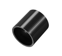 A ABSOPRO Acoplador Recto Universal De Silicona para Coche 60mm 2.36" Id Tubo De Turbo Reemplazo De 76mm Silicona Negra