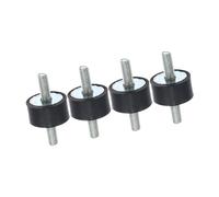 A ABSOPRO Amortiguador Antivibración de Goma M4, Soportes Amortiguadoras Aislador 15x8mm Silentblock para Compresores VV Motores, 4 Piezas Reemplazo de artículo