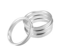A ABSOPRO Anillos Centradores De Buje De Rueda de Coche Espaciador De Centro De Orificio Od 63.4mm A Id 57.1mm Aleación De Aluminio (Paquete de 4)