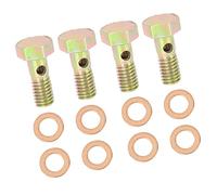 A ABSOPRO Banjo Pernos Freno Montaje Adaptador M6x1,0mm Métrica Rosca (Juego de 4)