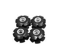 A ABSOPRO Bicicleta Brida Auriculares Estrella Tuerca para 28,6mm Horquilla (Juego de 4)