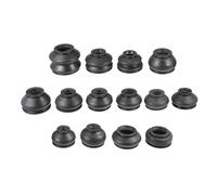 A ABSOPRO Bola de Articulación de Brazo de Dirección Universal para Coche con Protección contra Polvo de Suspensión de Dirección de Caucho Negro