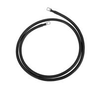 A ABSOPRO Cable De Batería Universal De 3/8" Lug 2 Awg Calibre 5.5Ft Cable De Inversor De Batería Cable De Batería De Cobre Estañado 1 Pc Negro Reemplazo artículo