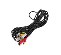A ABSOPRO Cable De Extensión De Video De Cámara De Estacionamiento Trasera Universal De 5M/16.40Ft con Conector Bnc/RCA/DC De Plástico Y Metal 1 Pc Reemplazo artículo
