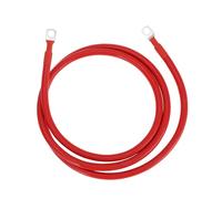 A ABSOPRO Cable De Inversor De Batería Universal De 3/8" Terminal De 2 Awg Calibre 6Ft Cable De Batería De Cobre Estañado 1 Pc Rojo Reemplazo artículo