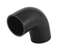 A ABSOPRO Coche 63mm 2.5" ID 90 Grados Acoplador Manguera Negro Silicona