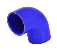 A ABSOPRO Coche 76mm 3" ID 90 Grados Acoplador Silicona Manguera Azul
