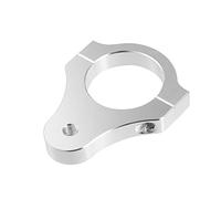 A ABSOPRO Dirección Amortiguador Horquilla Cuadro 43mm Montaje Abrazadera Soporte Plateado Tono
