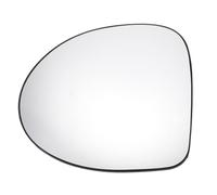 A ABSOPRO Espejo retrovisor lado izquierdo coche, reemplazo de cristal con placa de respaldo convexo calefactado blanco para Renault Twingo 2007-2009, para Renault THALIA 2000-2014