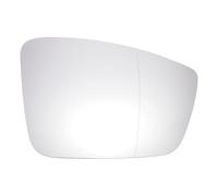 A ABSOPRO Espejo Retrovisor Lateral Derecho Con Placa De Respaldo De Vidrio Asférico Calefactado Blanco Para Seat Mii Kf1 Ke1 2011-2017 Para Skoda Citigo 2011-2016 Para Volkswagen Up