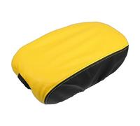 A ABSOPRO Funda protectora impermeable para consola central de automóvil, funda de asiento para Dodge Charger 2015-2022, color negro y amarillo