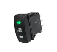A ABSOPRO Interruptor basculante Universal retroiluminado para señal de Giro de 4 Pines ON Off ON