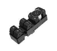 A ABSOPRO Interruptor maestro de ventana eléctrica del lado del conductor delantero izquierdo para Ford Explorer Taurus 2011-2015, paquete de 1 pieza de repuesto negro