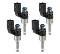 A ABSOPRO Inyector De Combustible No.03C906036M/03C906036F Boquilla de Inyección de Combustible para VW Golf 07-12 1.4 TSI para VW Passat B6 B7 Sedán 07-14 1.4 TSI Negro 4 Piezas