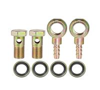 A ABSOPRO M14x1.5 8mm Banjo Manguera Espiga Perno Montaje Adaptador para Coche (Juego de 2)