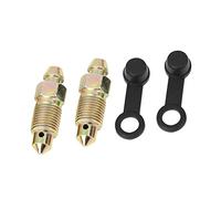 A ABSOPRO Motocicleta M10x1mm Banjo Perno Hemofílico Perno Tornillo con Tapa (Juego de 2)