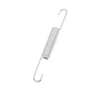A ABSOPRO Muelle de Retorno de Soporte Lateral de 11.5 cm de Longitud para Motocicleta TVS Stars, Tono Plateado