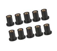 A ABSOPRO Parabrisas M4 Recto Tornillos Pernos Goma (Juego de 10)