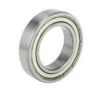 A ABSOPRO Rodamientos Rígidos De Bolas 6009Zz P0 45X75X16mm Rodamientos Lubricados Doble Sello Metálico Tono Plateado Rueda De Patinete Skateboard