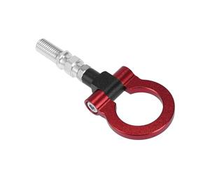 A ABSOPRO Rojo Aluminio Aleación Delantero Parachoques Remolque círculo Remolque Gancho para Coche Reemplazo de artículo