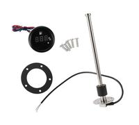 A ABSOPRO Sensor de Nivel de Combustible con Medidor de Combustible para Barco Unidad de Combustible Marina 275mm de Longitud Metal Tono Plateado 1 Set 0-190 Ohm Reemplazo de artículo