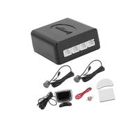 A ABSOPRO Sistema De Radar De Estacionamiento De Marcha Atrás para Vehículos Automotores con Pantalla LCD De Distancia Sensores De Marcha Atrás Detección 2 Sensores Gris Reemplazo artículo