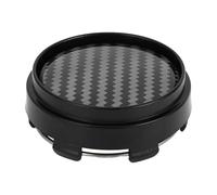A ABSOPRO Tapacubos Para Centro De Rueda Duradero 1pc 66mm Plástico Negro | Patrón Fibra De Carbono, Diámetro Interior 62mm, Altura De Clip 4mm, Universal, Protege Contra Polvo Y Desechos