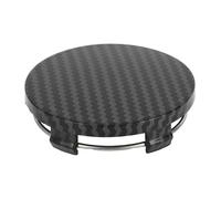 A ABSOPRO Tapacubos Universal Para Centro De Rueda Negro 1Ud Plástico | Automotriz, Patrón De Fibra De Carbono, Diámetro Exterior 60mm, Diámetro Interior 54mm, Altura Clip 4mm