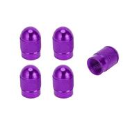 A ABSOPRO Tapas De Válvula De Neumático 5 Pcs Anti Polvo Aluminio | Color Morado, Tamaño 10x16mm, Diámetro Interior 7mm, Para Honda, Para Toyota, Para BMW, Para Coche, Moto, Bicicleta.