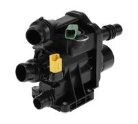 A ABSOPRO Termostato Interno del Coche para Peugeot 308 2013-2021 1.2 Gasolina Ensamblaje de Vivienda Duradera del Termostato del Refrigerante del Motor No.9812131480 Plástico 1 Pc