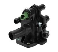 A ABSOPRO Termostato Interno del Coche para Peugeot BIPPER 307 207 206 1007 Ensamblaje Duradero de la Vivienda del Termostato del Refrigerante del Motor No.1336V6 Plástico 1 Pc