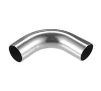 A ABSOPRO Tubo Codo Escape 90° 1Pc Para Vehículos Acero Inoxidable 304
