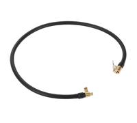 A ABSOPRO Tubo De Extensión Para Inflador De Neumáticos Duradero 31.50 Pulgadas M8X0.8 8mm Id Adaptador De Manguera De Extensión De Bomba De Aire Negro 1 Pc