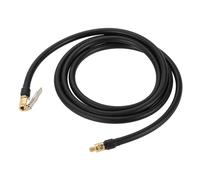 A ABSOPRO Tubo De Extensión Para Inflador De Neumáticos Duradero 78.74 Pulgadas M8X0.8 8mm Id Adaptador De Manguera De Extensión De Bomba De Aire Válvula De Neumático Negro 1Pc