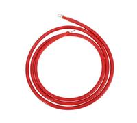 A ABSOPRO Universal 3/8" Terminal De 2 Awg Calibre 8Ft Cable De Inversor De Batería Cable De Batería De Cobre Estañado 1 Pc Rojo Reemplazo artículo
