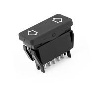 A ABSOPRO Ventanilla de Pasajero Interruptor de Botón de Control para Elevalunas Eléctrico con Carcasa de Plástico 5 Pines de 1 Contacto 1 Pieza para Peugeot Reemplazo de artículo
