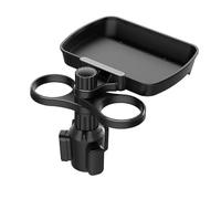 (A) Adaptador expansor para portavasos de coche, multifuncional, universal, con base giratoria ajustable
