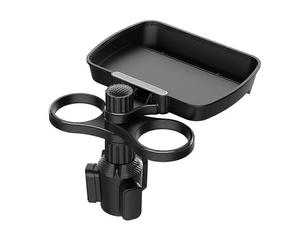 (A) Adaptador expansor para portavasos de coche, multifuncional, universal, con base giratoria ajustable