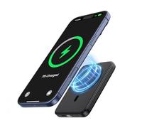 A ADDTOP mag-Safe Mini Power Bank Slim, 10000mAh Magnético Bateria Externa Inalámbrico, 20W PD Carga Rapida, Cargador Portátil con Pantalla LED para iPhone 17/16/15/14/13/12