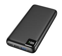 A ADDTOP Power Bank 27000mAh - 22.5W Bateria Externa Carga Rapida con USB C - PD 3.0 QC 4.0 Bateria Portatil con 4 Salidas - Cargador Portátil con Pantalla LED para Teléfono Tabletas