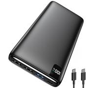 A ADDTOP Powerbank Portátil 20000 mAh, Batería Externa Carga Rápida 22.5W con Entrada y Salida USB C, PD3.0 QC4.0 Cargador portátil Pantalla LED para iPhone 17-11, Galaxy, teléfonos