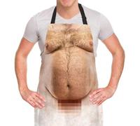 A AIFAMY Divertidos delantales de cocina para hombre, ideales para hacer barbacoas. Regalos divertidos para Navidad, intercambio de regalos de elefante blanco